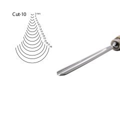 KIRSCHEN Two Cherries 6 mm Düz Oluklu Iskarpela Cut10 (3110006)