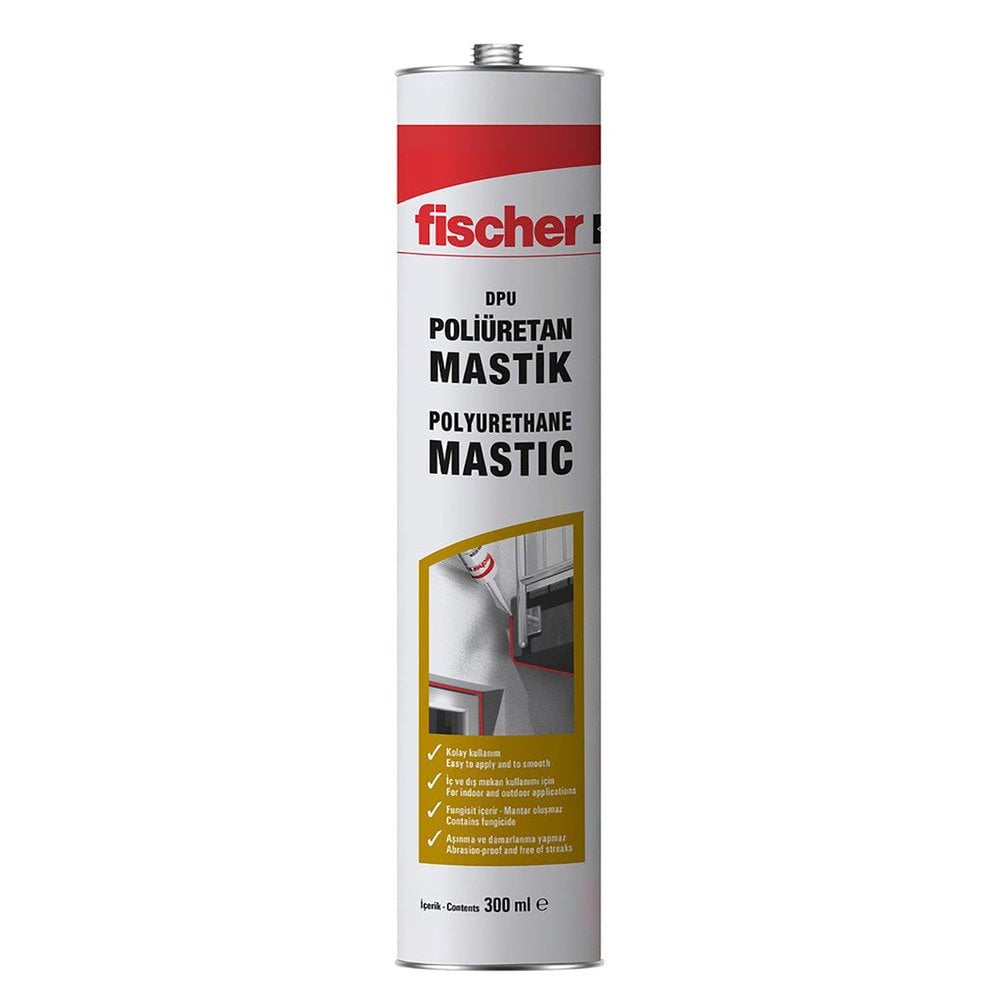 FISCHER DPU Poliüretan Mastik Gri 300 ml (544113)