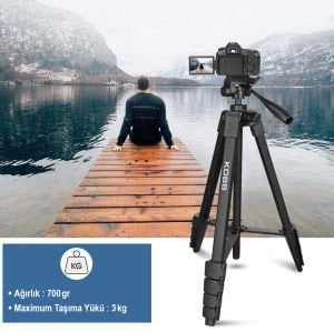 KOBB KBL16T Su Terazili Alüminyum Tripod 160 cm