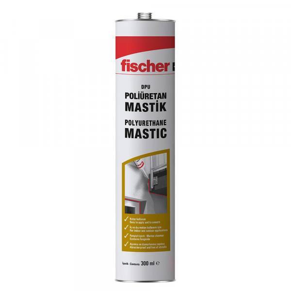 FISCHER DPU Poliüretan Mastik Beyaz 300 ml (553027)
