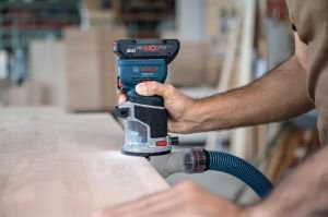 BOSCH GKF 18V-8 Avuç Tip Akülü Freze (Akü ve Şarj Aleti Hariç)