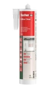 FISCHER ULTRA TACK-ALL CLEAR Kuvvetli Yapıştırıcı Silikon 290 ml