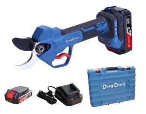 DONG CHENG DCYD35S Akülü Budama Makası 2 Ah Çift Akü 20 Volt