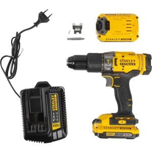 STANLEY SCD718D2K Şarjlı Darbeli Matkap 18 Volt