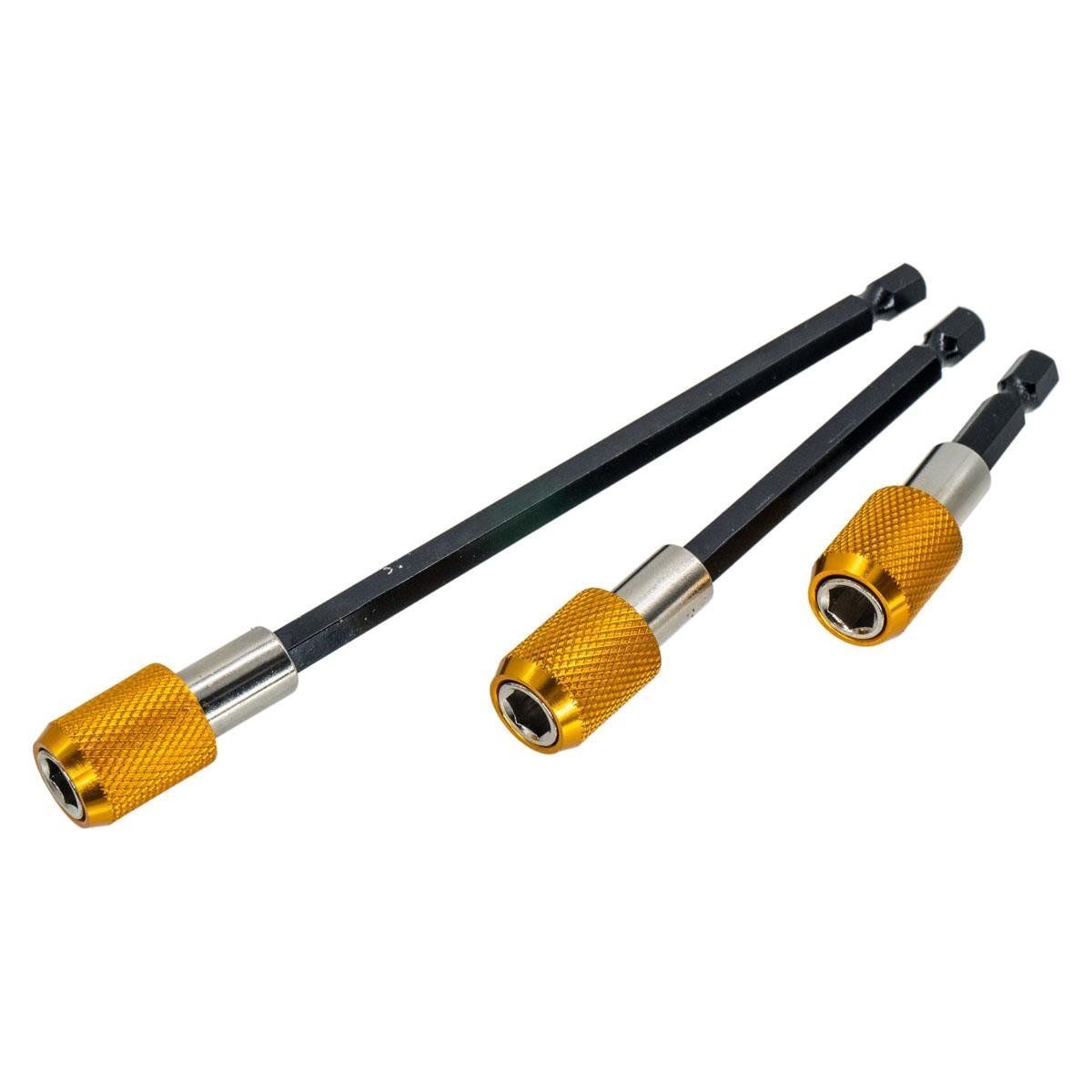 NEXON 5538 Manyetik Bits Uç Tutucu ve Uzatma Adaptörü 3'lü Set