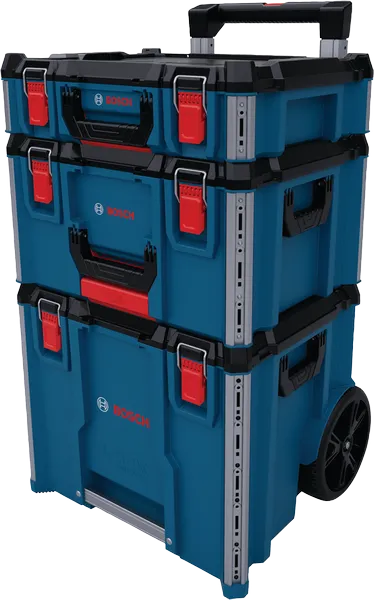 BOSCH L-Boxx Contractor Tekerlekli 3'lü Takım Çantası