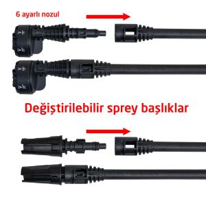MAX-EXTRA MX 5050 Şarjlı Yıkama Makinası 20 Volt 2.0 Amper Tek Akülü