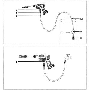 MAX-EXTRA MX 5050 Şarjlı Yıkama Makinası 20 Volt 2.0 Amper Tek Akülü